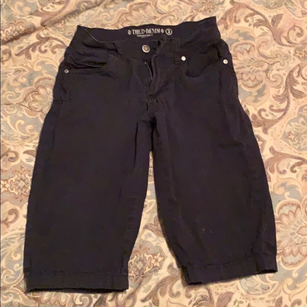 Navy blue demin jeans
